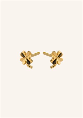 Pernille Corydon - Mini Clover Earsticks - Guld - 4 mm